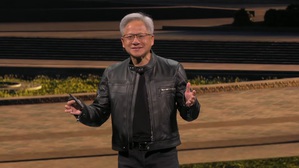 Nvidia創辦人暨執行長黃仁勳於Computex 2025大會演說(Nvidia提供)