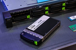 Kingston展出的DC3000ME 固態硬碟