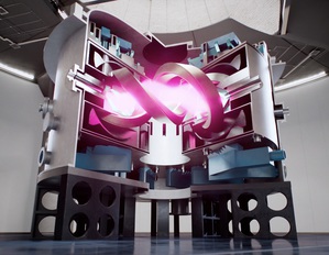 图一为Helical Fusion 开发中的全球首座稳态净功率核融合电厂--Helix KANATA的中央剖面示意图,图二为其厂区概念图。(source : Helical Fusion)